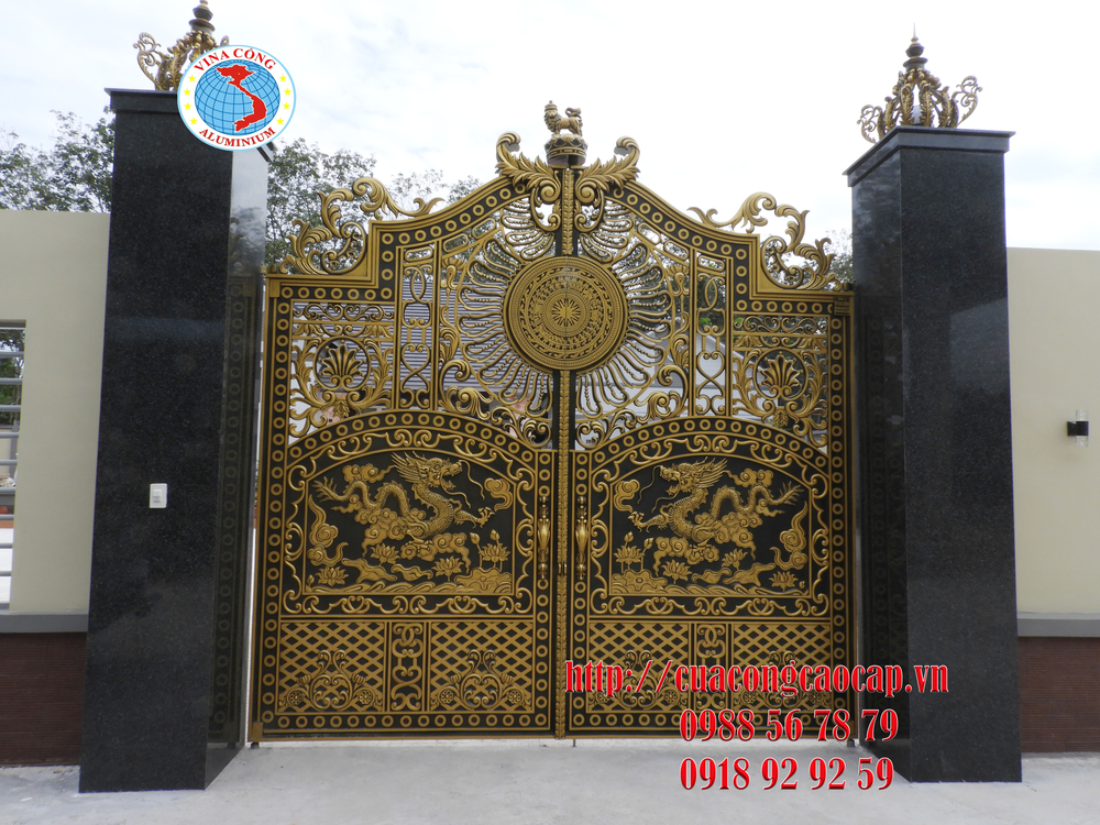 Nhận thiết kế cổng nhôm đúc tại tỉnh Thanh Hóa