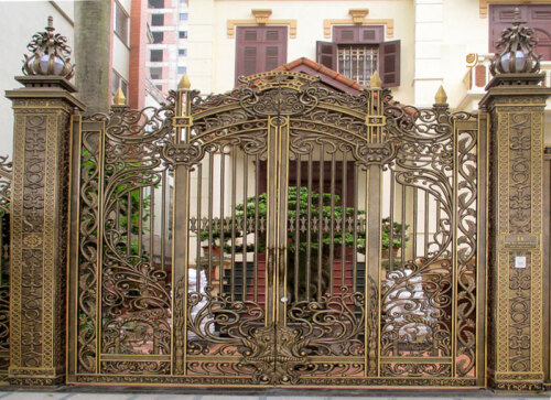 Thiết kế cổng nhôm đúc Thanh Hóa theo yêu cầu